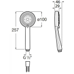 Roca Targa B3: 1+3+5+6+7 龍頭套裝 (5A325FC00+5A025FC00+AP00033100+5B2350C00+5BG113C0N+5B2515C0N)
